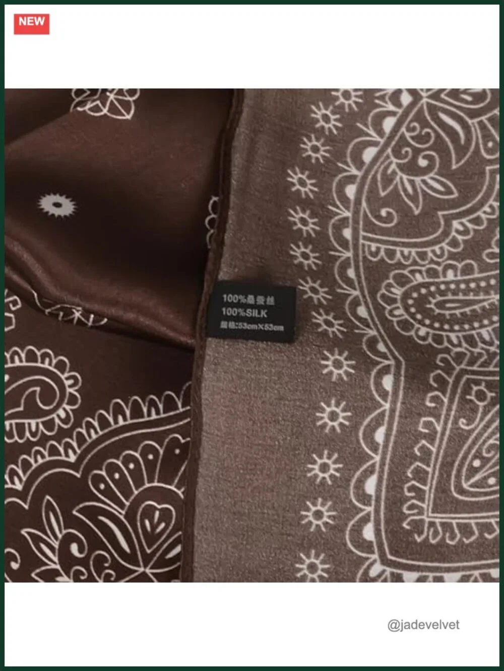100% Mulberry Silk Neck Scarf 21